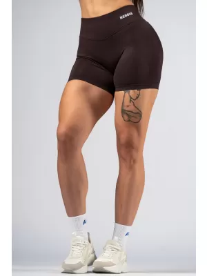 Push-up-Shorts mit hoher Taille POWER 893 DUNKELBRAUN Nebbia