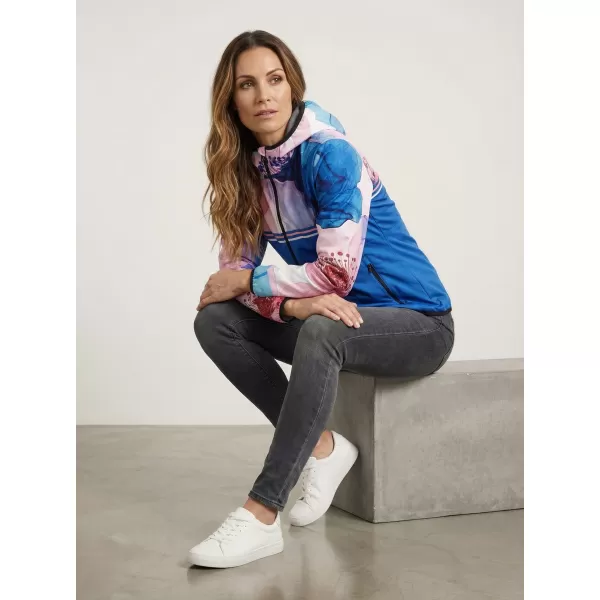  Premium-Softshelljacke für Damen ALTISPORT VOJ/ALW117JACK01 BLAU/ROSA 