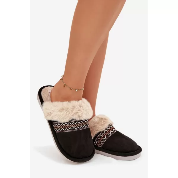  Damenhausschuhe BOTO DEVIANNE 40781 SCHWARZ 