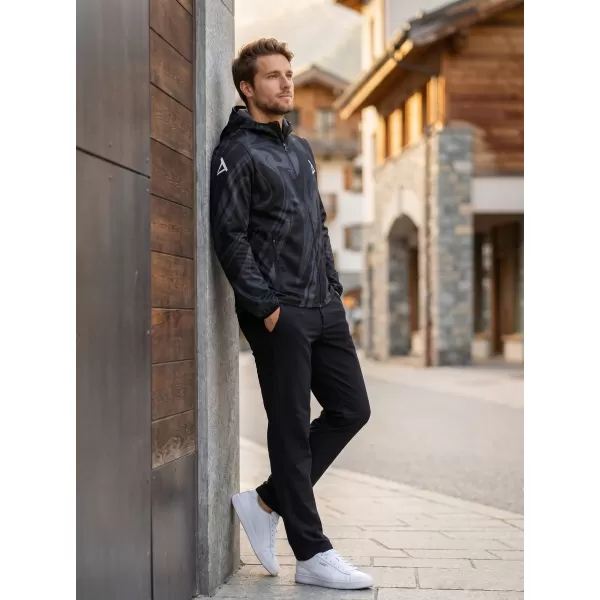  Premium-Softshelljacke für Herren ALTISPORT VOJ/ALM072JACK01 SCHWARZ 