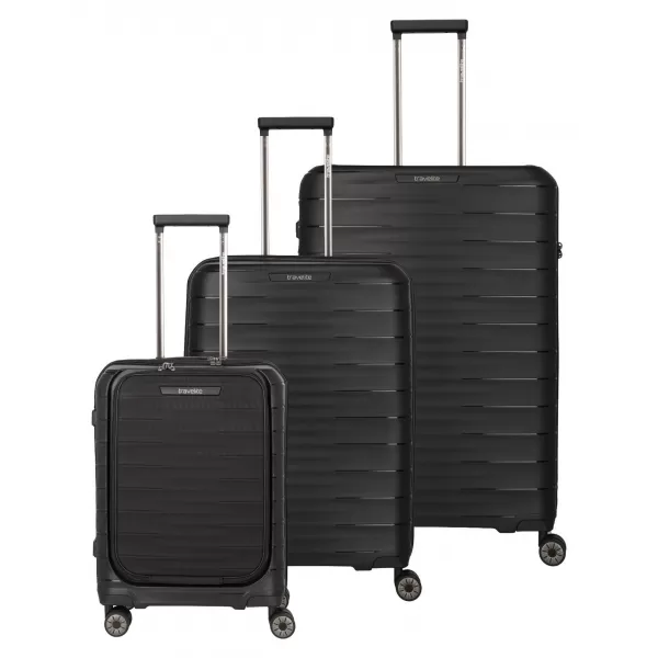  Koffer TRAVELITE Mooby S,M,L Front pocket SCHWARZ 