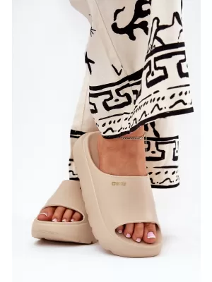 Damenhausschuhe BIG STAR RR274A569 BEIGE Big Star Shoes