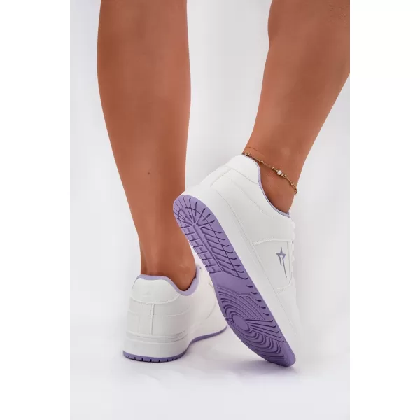  Damen-Sneaker BIG STAR RR274A245 WEISS/LILA Big Star Shoes 