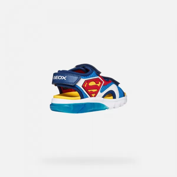  Sandalen für Jungen GEOX CIBERDRON J65MXC01454C4320 HELLBLAU 