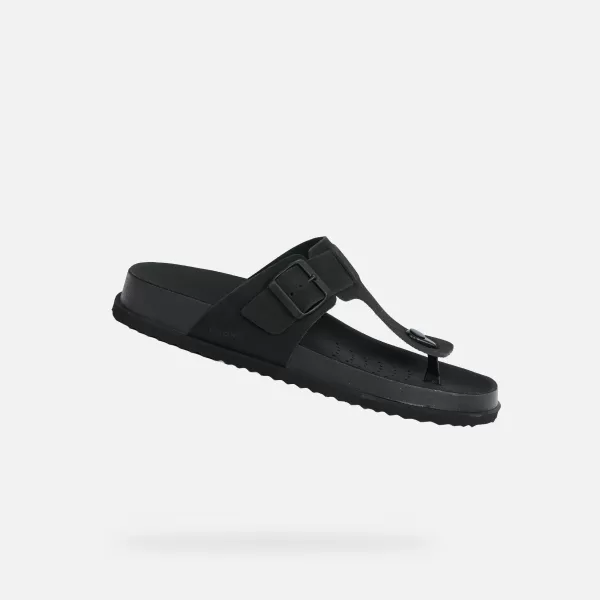  Herrenhausschuhe GEOX PARNAIBA G014438 SCHWARZ 