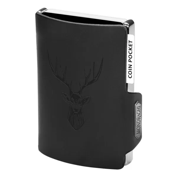  Geldbörse MONDRAGHI Silhouette Classic Deer SCHWARZ 