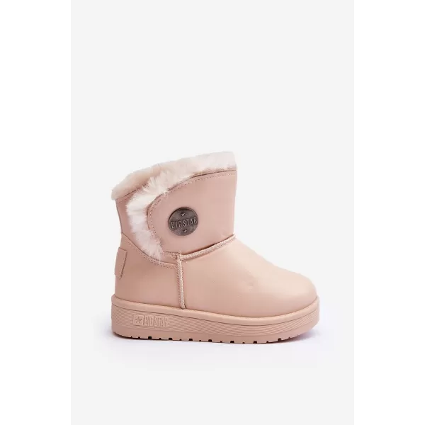  Kinder-Winterschuhe BIG STAR MM374084 BEIGE Big Star Shoes 