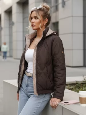 Damenjacke DSTREET TY5671 BRAUN