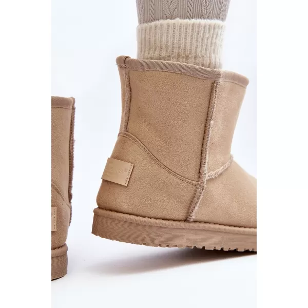  Damen-Schneestiefel CROSS MM2R4023C BEIGE Cross Jeans 