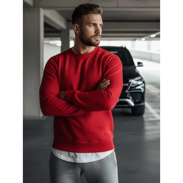  Herren-Sweatshirt DSTREET BX3867 ROT 