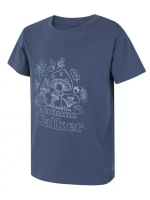 Kinder-T-Shirt HUSKY TEE MUSHROOM K BLAU