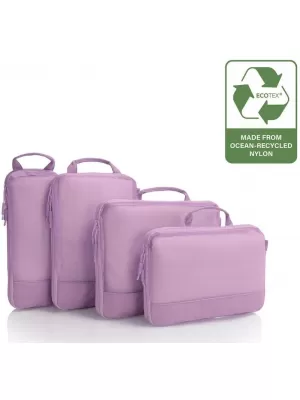 Koffer HEYS Ecotex Compression Packing Cube 4 Pc Set FLIEDERBLÜTE