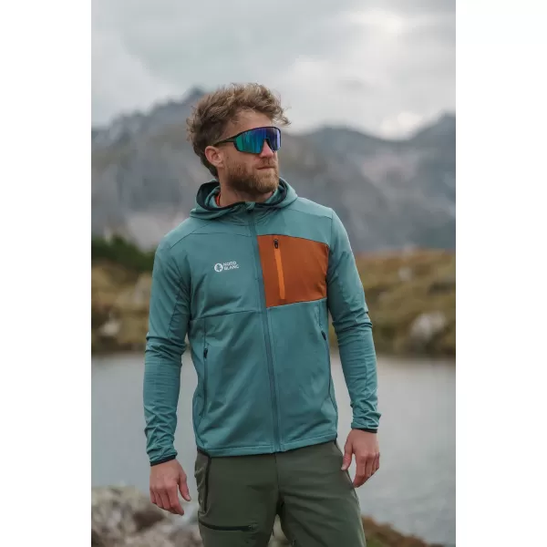  Powerfleece-Sweatshirt für Herren NORDBLANC BRACKEN NBWFM8286 DUNKELGRÜN 