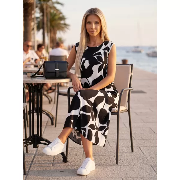  Kleid ALTISPORT HELAINE WEIß/SCHWARZ 