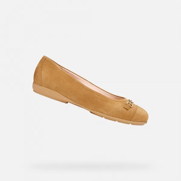  Ballerinas für Damen GEOX ANNYTAH G012968 BRAUN 