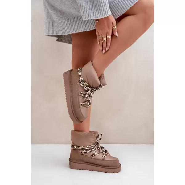  Schneemänner für Frauen D.FRANKLIN DFSH375003 TAUPE 