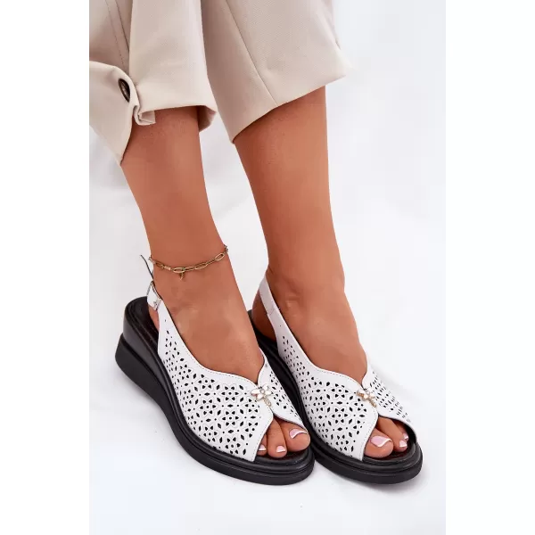  Damensandalen VINCEZA 79529 WEIß 