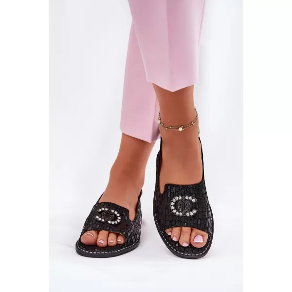  Damensandalen S.BARSKI KV51-096 SCHWARZ 