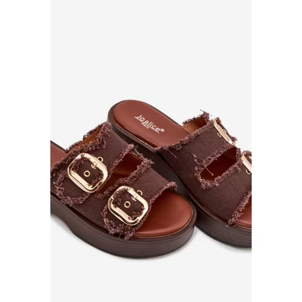  Damenhausschuhe BOTO RENELISSE 41325 BRAUN 