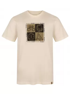 Herren-T-Shirt HUSKY TEE SQUARE M BEIGE