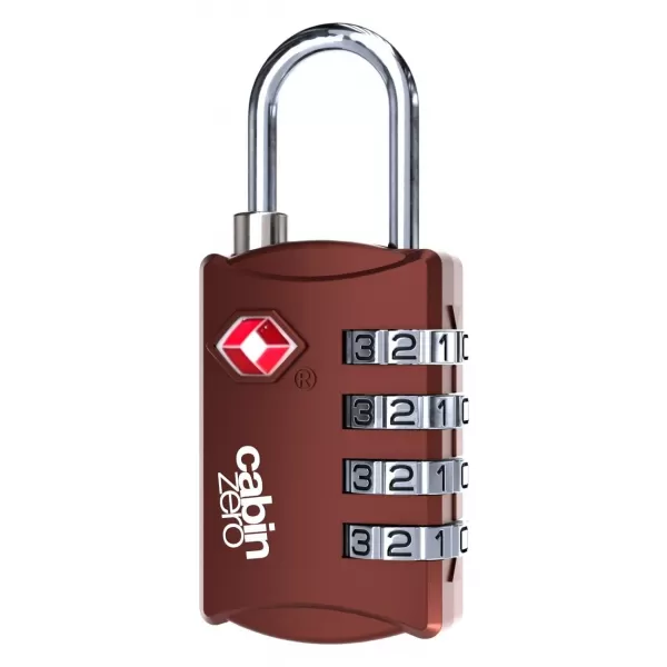  Sperren CABINZERO TSA Travel Lock ROTE SANGRIA 