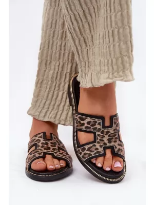 Damenhausschuhe ZAZOO 40383 BEIGE