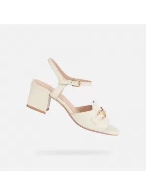 Damensandalen GEOX NEW ERAKLIA 50 G013132 CREMIG