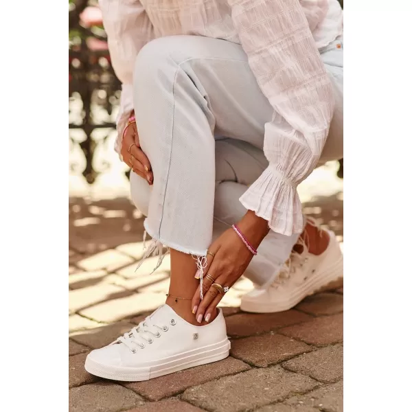  Damen-Sneaker BIG STAR NN274285 WEISS Big Star Shoes 