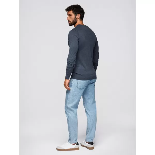  Herrenpullover OMBRE OM-SWBS-0106 MARINEBLAU MELIERT 