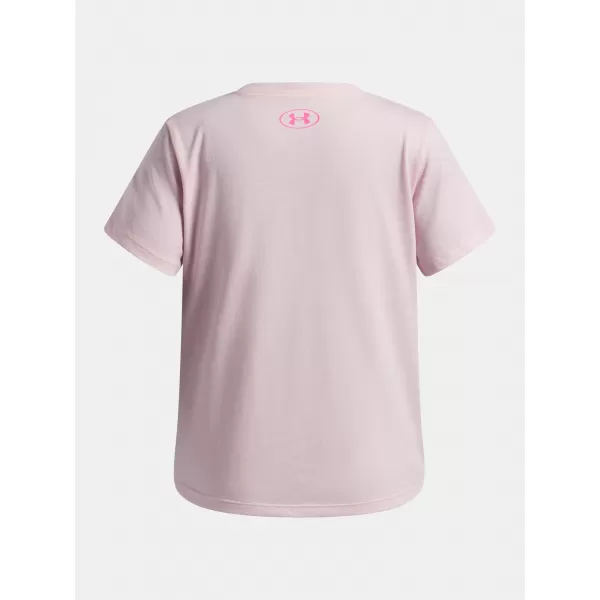  Mädchen-T-Shirt UNDER ARMOUR UA G STAR LOGO LOCKERTAG SS 6009718-647 ROSA 