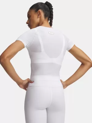 Damen-T-Shirt UNDER ARMOUR HEATGEAR ELITE SS 6015368-100 WEIß
