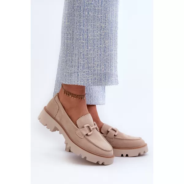  Damenmokassins D&A TW117 BEIGE 