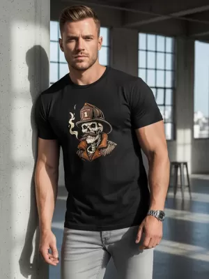 Herren-T-Shirt DSTREET NX054R SCHWARZ
