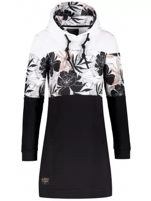 Damen-Sweatshirt ALTISPORT HETHER SCHWARZ/WEIß