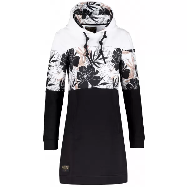  Damen-Sweatshirt ALTISPORT HETHER SCHWARZ/WEIß 