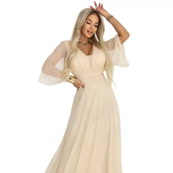  Kleid NUMOCO 654-2 CHAMPAGNERBEIGE 