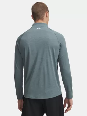 Herren-T-Shirt UNDER ARMOUR UA TECH TEXTURED 1/2 ZIP 1382797-587 BLAU