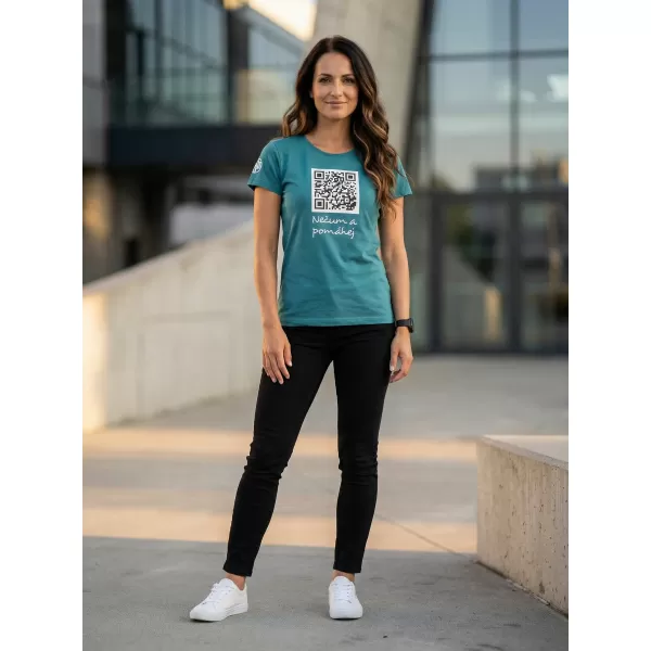 Damen-T-Shirt SAM 73 PROKREPU 008 TÜRKIS 