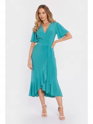 Kleid MOE M912 TÜRKIS