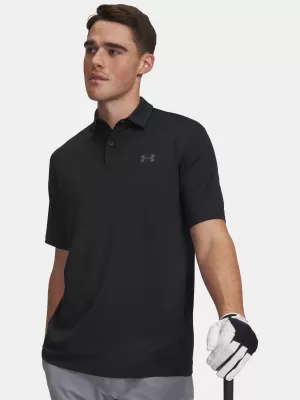 Herren-T-Shirt UNDER ARMOUR MATCHPLAY POLO 6009799-001 SCHWARZ