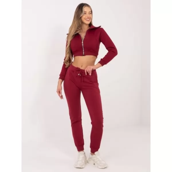  Damen-Jogginghose BASIC FEEL GOOD RV-DR-5040.04X BURGUND 