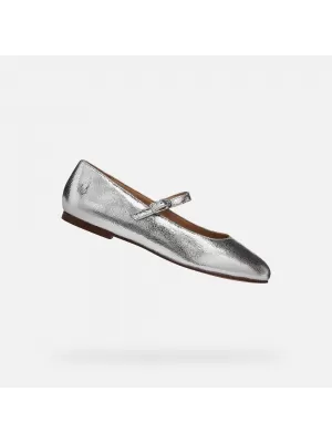 Ballerinas für Damen GEOX MARSILEA G013151 SILBER