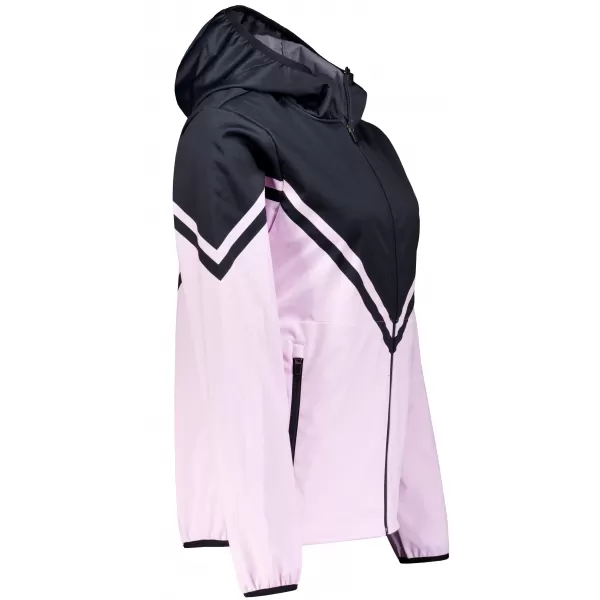  Premium-Softshelljacke für Damen ALTISPORT VOJ/ALW101JACK01 ROSA-SCHWARZ 