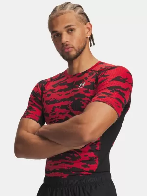 Herren-T-Shirt UNDER ARMOUR HG PRINTED SS 6009657-002 SCHWARZ