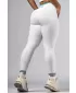 Push-up-Leggings mit hoher Taille CLUB DOR 629 WHITE Nebbia