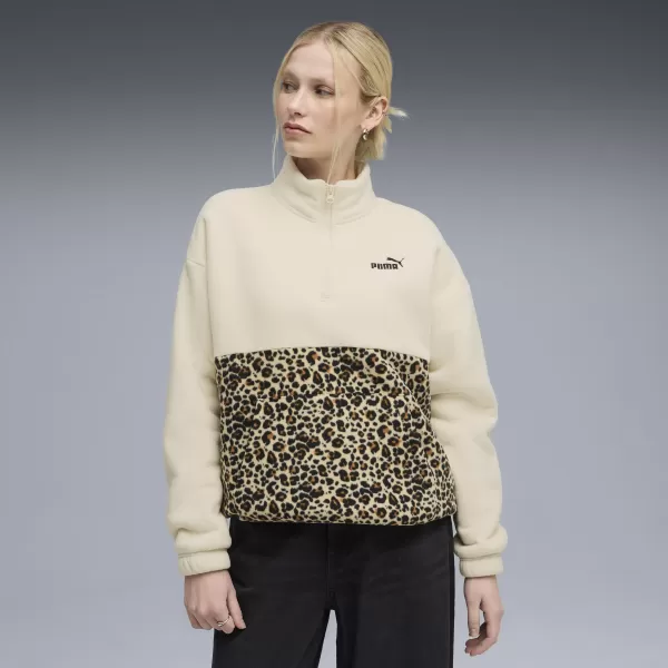  Damen-Sweatshirt PUMA ESS GRAPHIC ANIMAL CREW 688083-87 ALPINER SCHNEE 