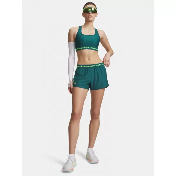  Damen-Shorts UNDER ARMOUR TECH PLAY UP SHORTS 1389882-338 GRÜN 
