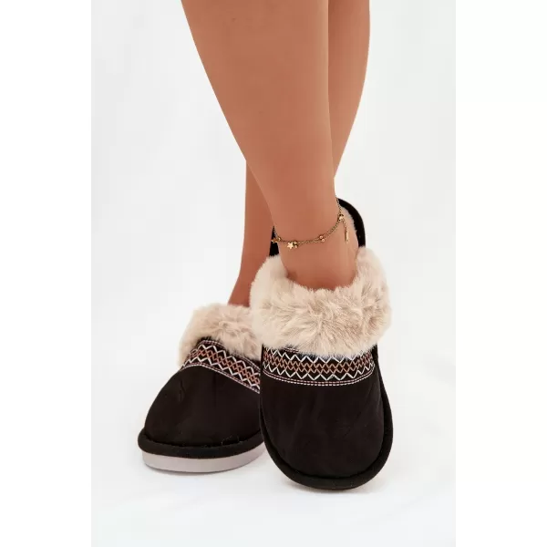  Damenhausschuhe BOTO DEVIANNE 40781 SCHWARZ 