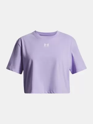 Mädchen-T-Shirt UNDER ARMOUR UA RIVAL SS 1389755-538 LILA