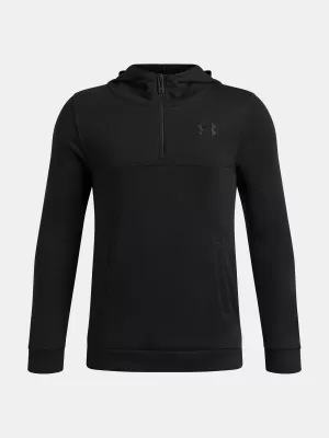 Jungen-Sweatshirt UNDER ARMOUR RIVAL LW 1/4 ZIP HOODIE 6009316-001 SCHWARZ